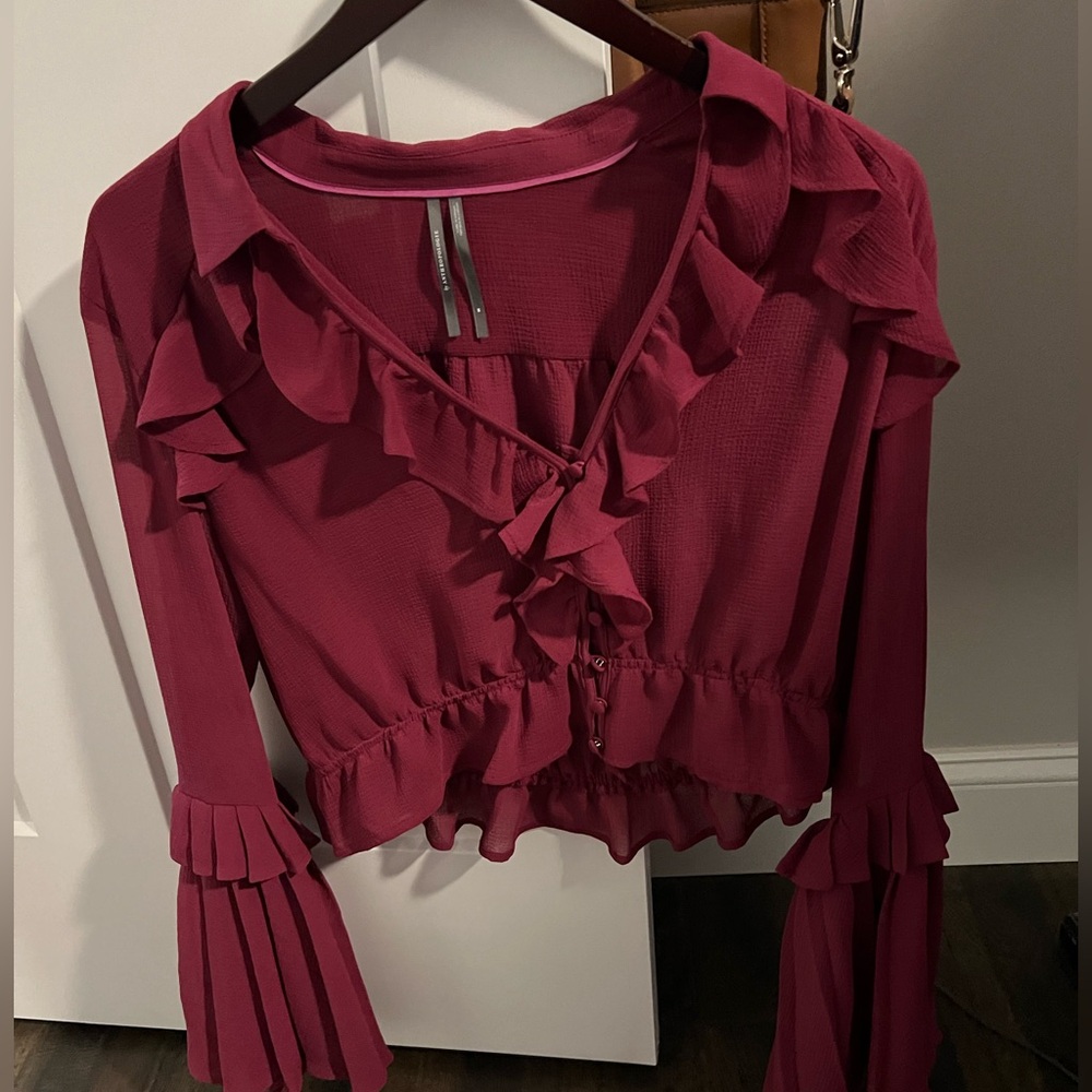 NWOT ANTHROPOLOGIE BLOUSE SIZE MEDIUM